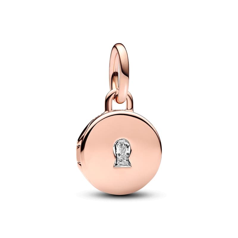 Pandora Openable & Engravable Love Locket Dangle Charm 783066C01 783066 — Foto 1 von 1