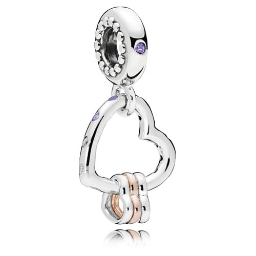 Heart Highlights Pendant Charm
