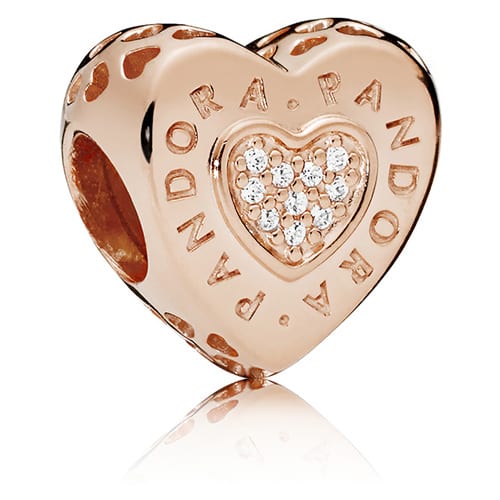 Pandora Rose Signature Heart Charm