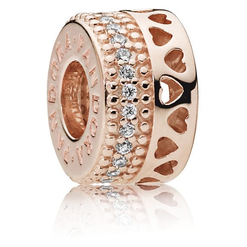 Hearts Spacer Charm