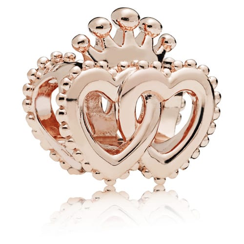 Pandora Rose United Regal Hearts Charm