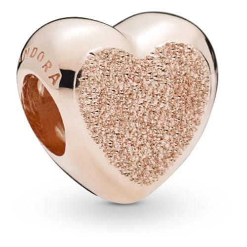 Pandora Rose Matte Brilliance Heart charm