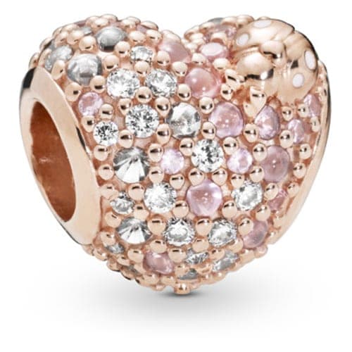 Pandora Gleaming Ladybird Heart Charm 787894NPOMX 787894N — Foto 1 von 1