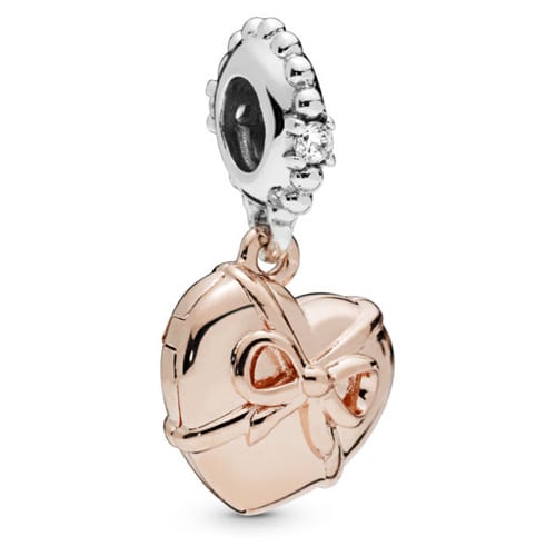 Openable Heart Dangle Charm