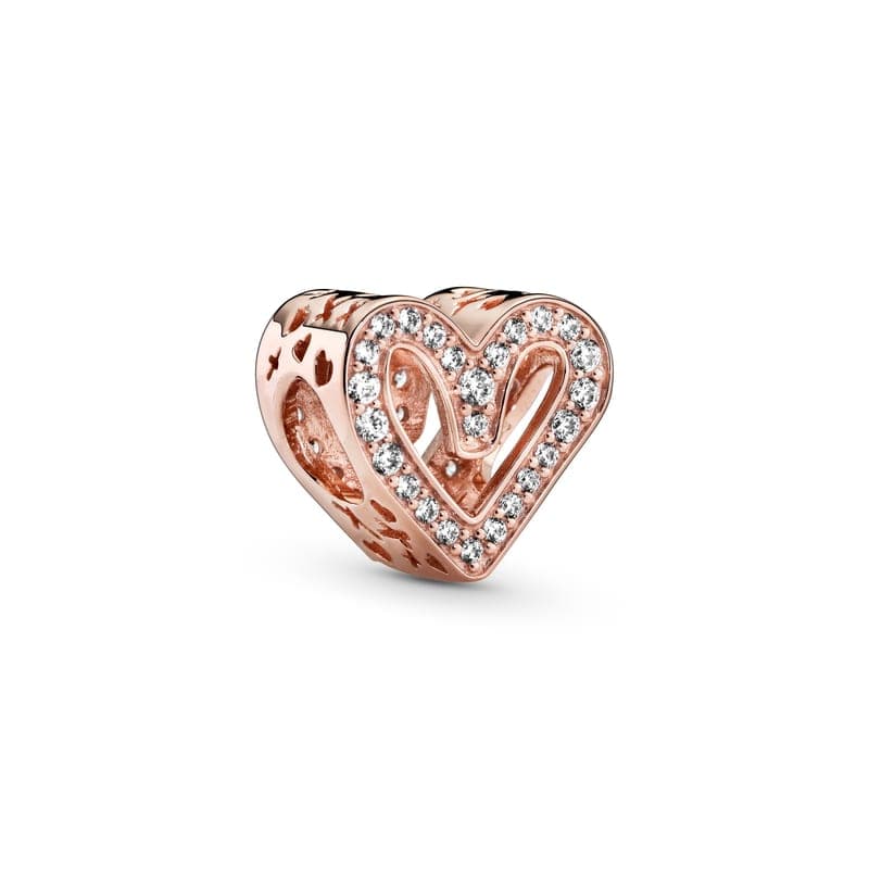Pandora Sparkling Freehand Heart Charm 788692C01 788692 — photo 1 of 1