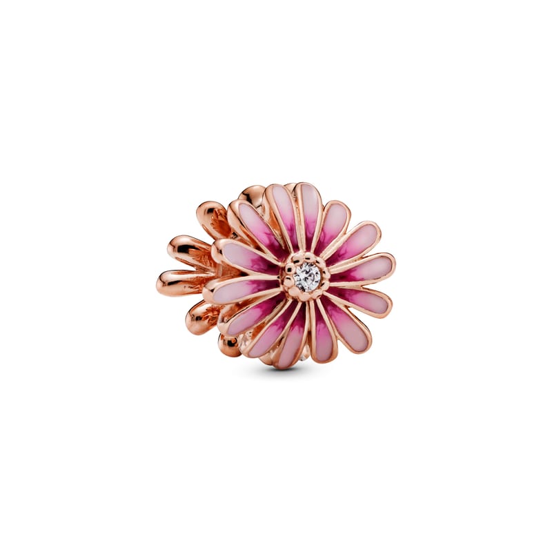 Pink Daisy Flower Charm