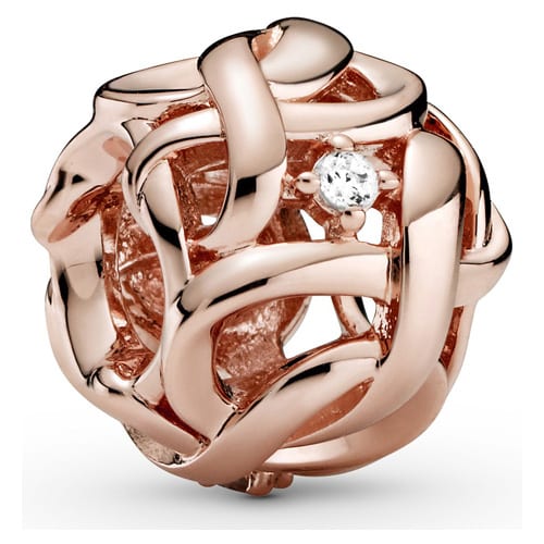 Openwork Woven Infinity Charm