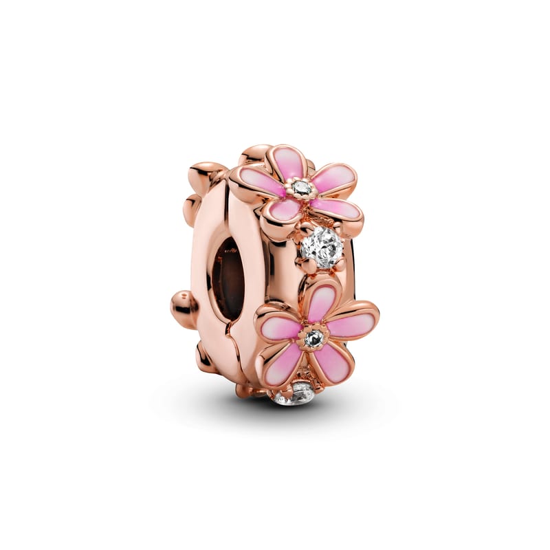 Pink Daisy Spacer Clip