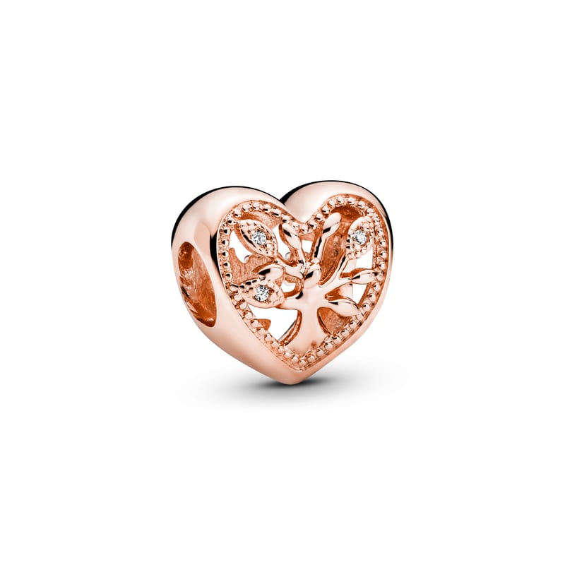 Family Tree Heart Charm