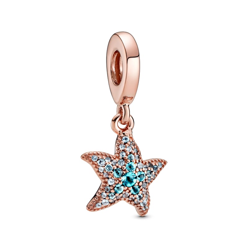 Sparkling Starfish Dangle Charm