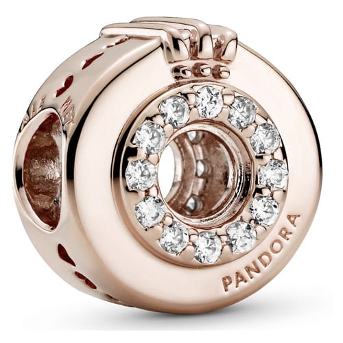 Rose Sparkling Logo & Crown O Charm