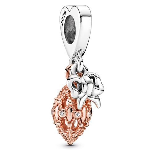 Decorative Ornament Two Tone Dangle Charm