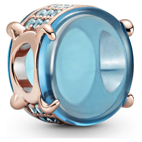 Blue Oval Cabochon Charm