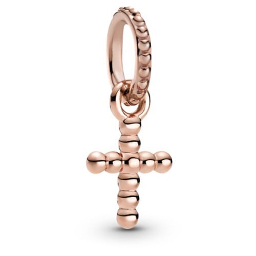 Pandora Rose Beaded Cross Dangle