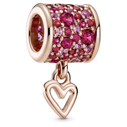 Freehand Heart Barrel Charm