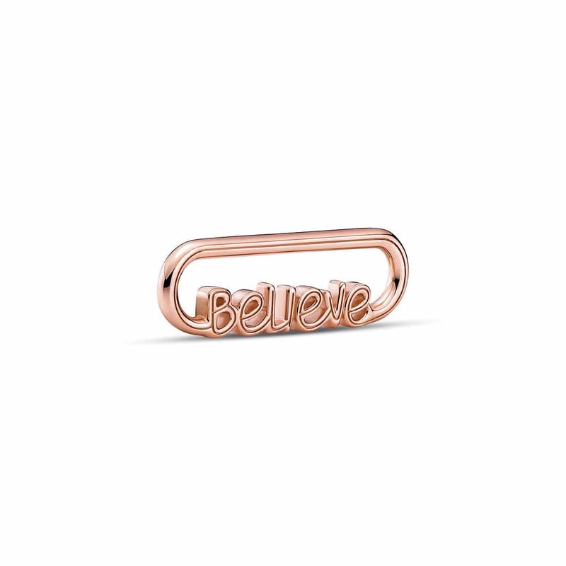 Rose Styling Believe Word Link