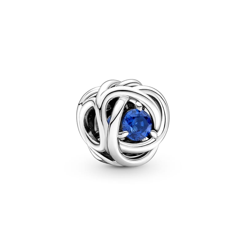 Braided Openwork September Birthstone Charm