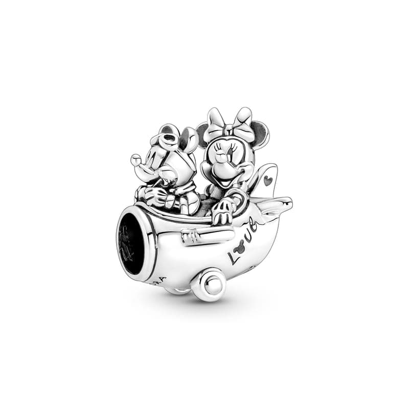 Pandora Mickey Mouse & Minnie Mouse Airplane Charm 790108C00 790108 — photo 1 of 1