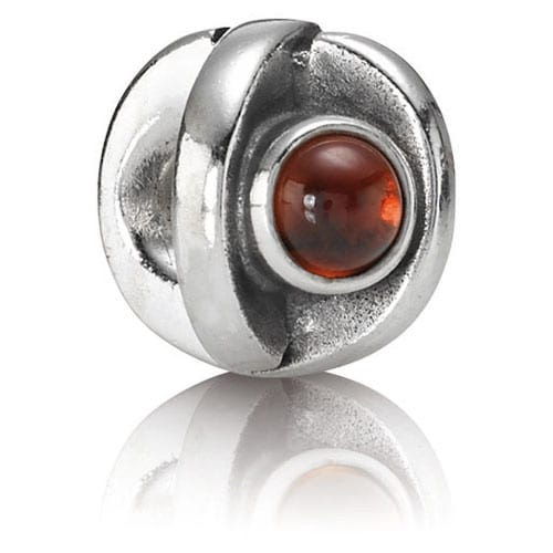 Garnet Eye Charm