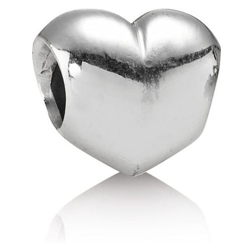 Large Smooth Heart Charm