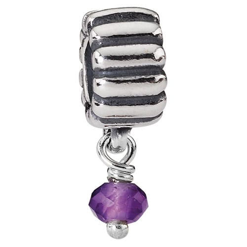 February Birthstone Dangle, Amethyst