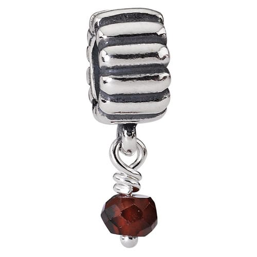 January Birthstone Dangle, Garnet