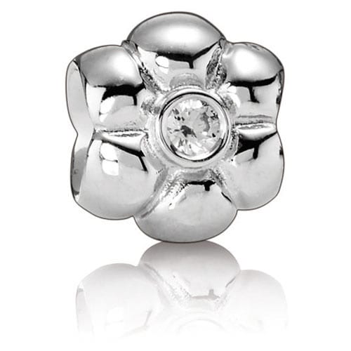 Silver Flower Charm