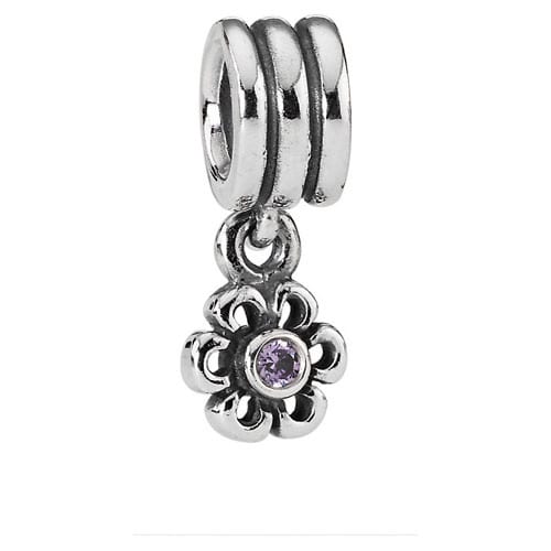 Daisy with Amethyst Zirconia Charm