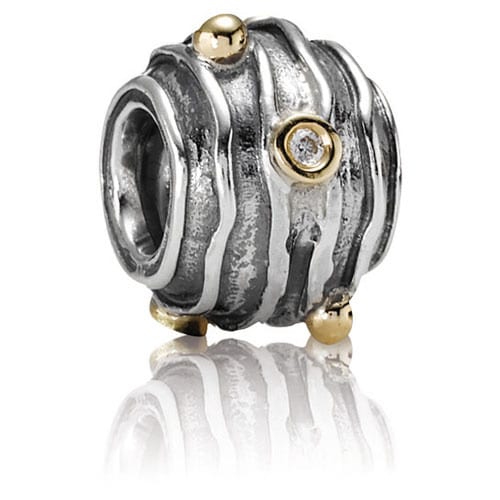 Dark Line Diamond Charm