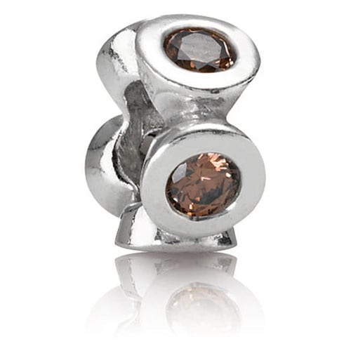 Lights Brown CZ Spacer