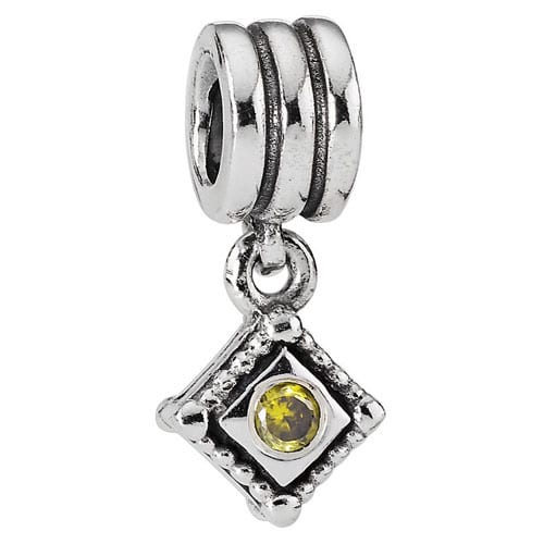 Hanging Diamond Shape GCZ Charm