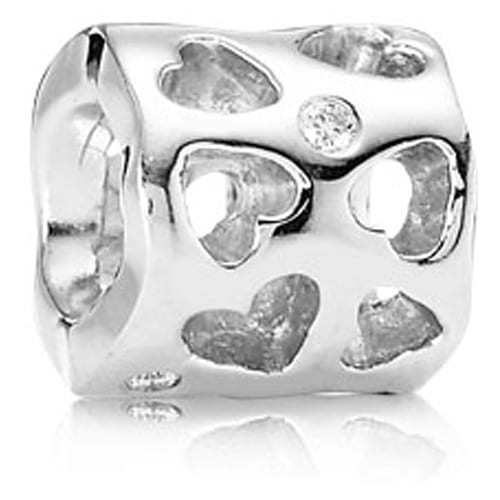 Openwork Heart Charm