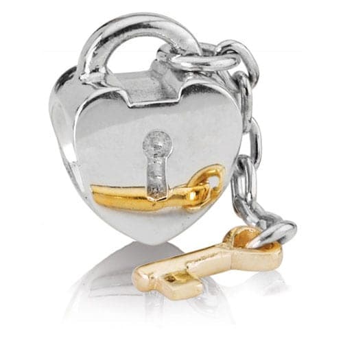 Pandora Key To My Heart Charm with 14K Gold 790288 — photo 1 of 1