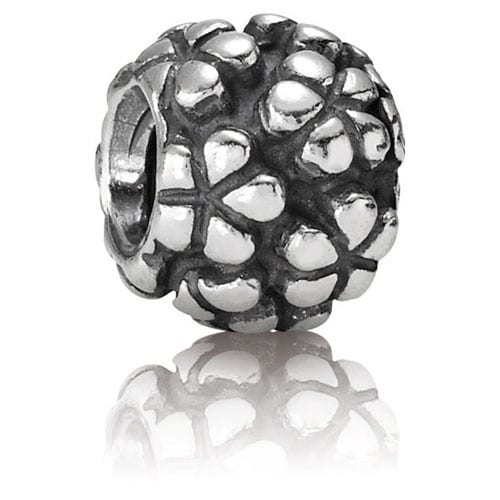 Flower Power Silver Charm