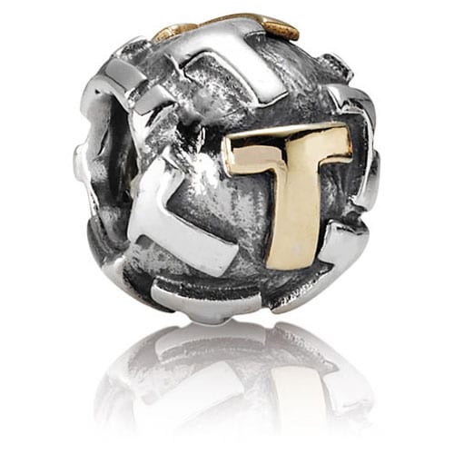Alphabet Letter 14K Gold - T