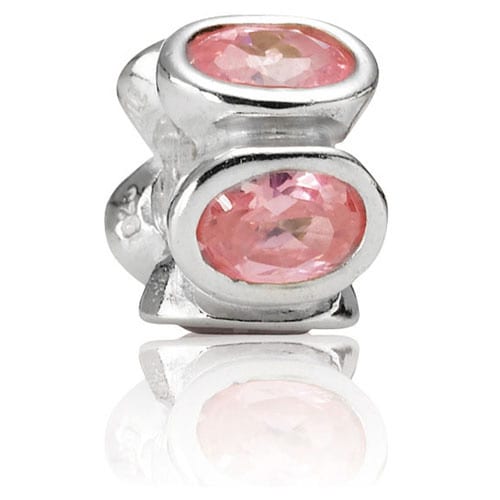 Charm Pink Oval Lights PCZ