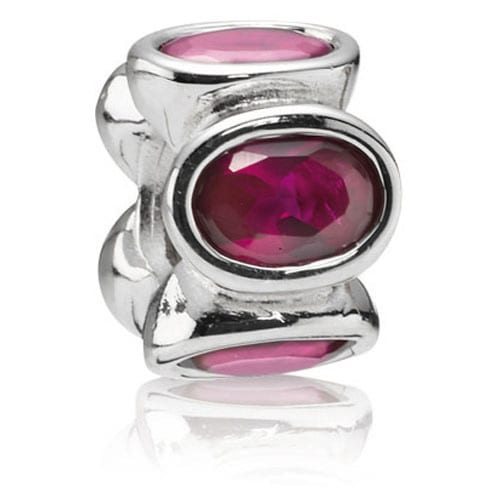 Red Oval Lights Charm