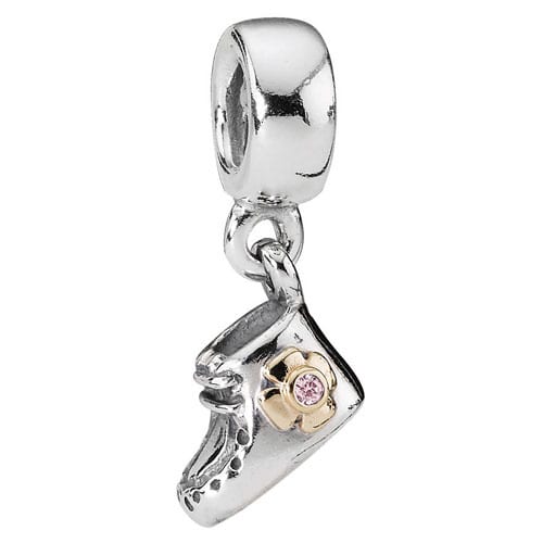 Baby Booty with Pink CZ Charm