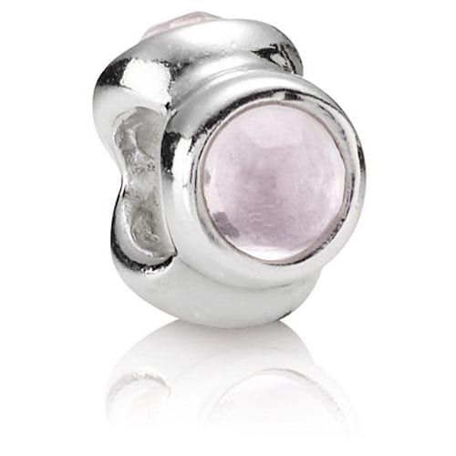 Natural Light Quartz Charm