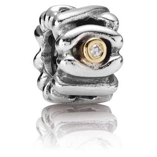 XOX with Diamonds Charm