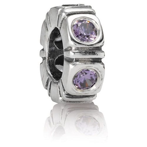 Trinity Purple CZ Spacer