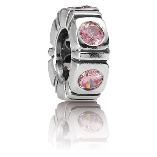 Trinity Pink CZ Spacer