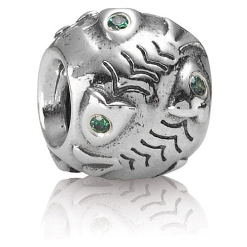 Pandora Fish Bone with Green CZ Charm 790426CZN 790426 — photo 1 of 1