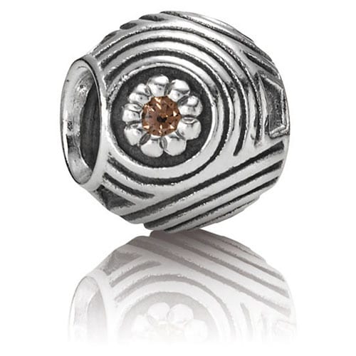 Hypnotic with Brown CZ Charm