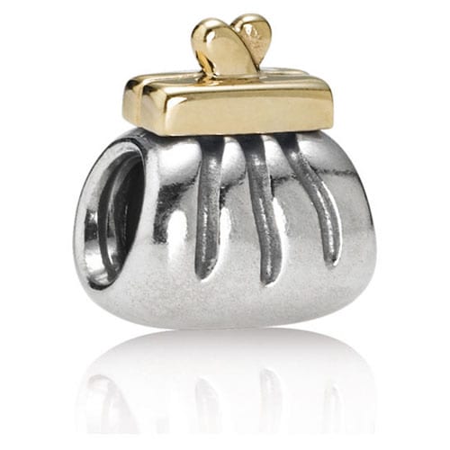 Purse with Gold Clutch Charm
