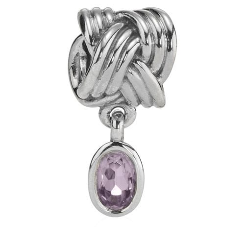 Tied Together with Pink Amethyst Charm