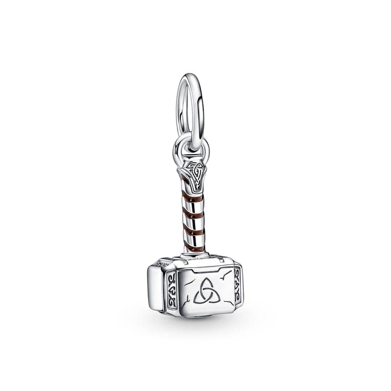 Pandora The Avengers Thor’s Hammer Dangle Charm 790483C01 790483 — Foto 1 von 1