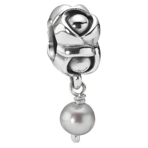Pandora Bloom Gray Pearl Dangle 790497GP 790497G — photo 1 of 1