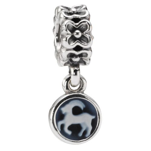 Capricorn Cameo Charm
