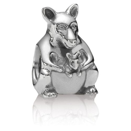 Kangaroo with Baby Joey Charm